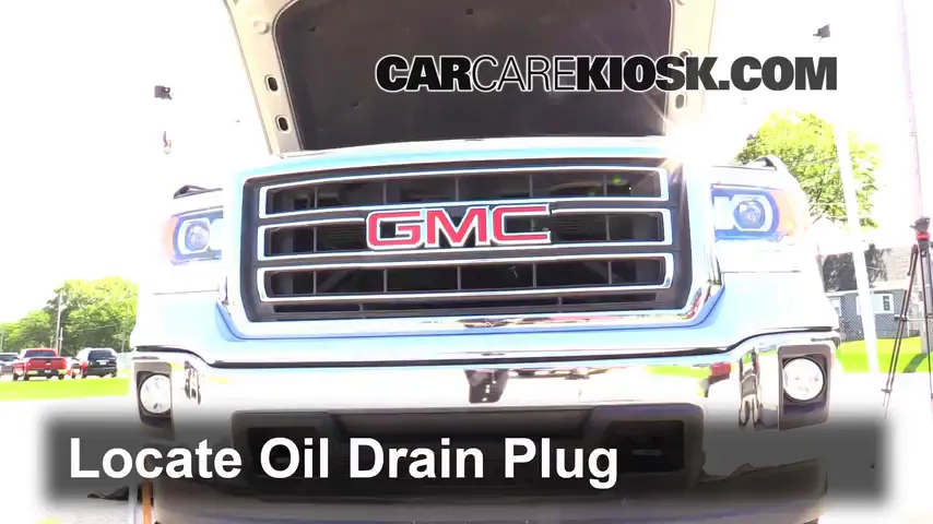 2014 GMC Sierra 1500 SLE 4.3L V6 FlexFuel Crew Cab Pickup Oil Change Oil and Oil Filter